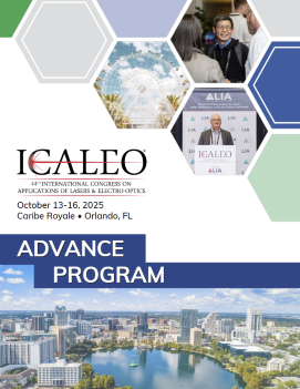 44th Annual ICALEO Advance Program Cover